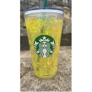 Handcrafted Starbucks lemon snow globe tumbler! 🍋